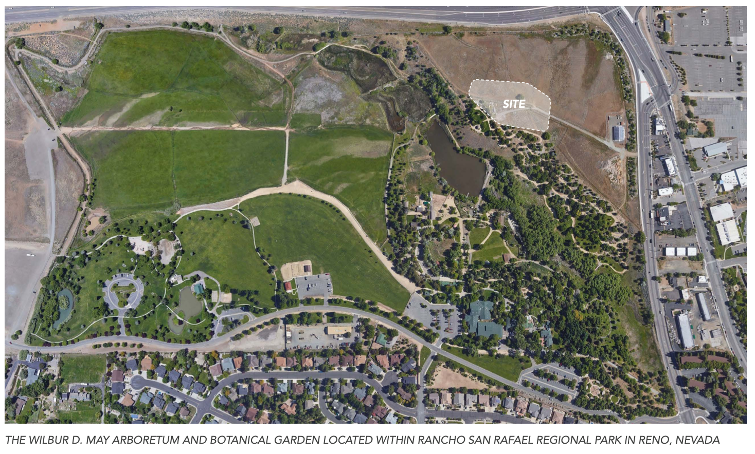 Sky View of Rancho Park